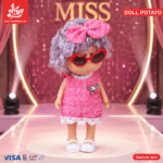 Hard Rubber Doll Potato With Music Barbie 22Cm - Style 6
